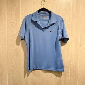 Women’s Blue BMW Collard Shirt, BMW logo- M
